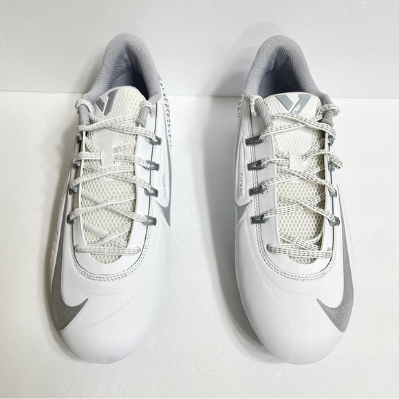 Nike Vapor Edge 360 VC Men's Football Cleats Size 8 DO6294-100 White Wolf Grey - Picture 4 of 5